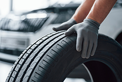 Tyres at Alan's MOT Garage